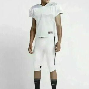 Nike Men's Open Field Football Pants White/Black # 615745/106 NWT Choos…